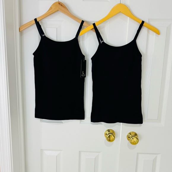 BUNDLE 2pc LRG Empetua Black Women's Camisole Top Shapewear Shapermint nwt - Picture 1 of 3
